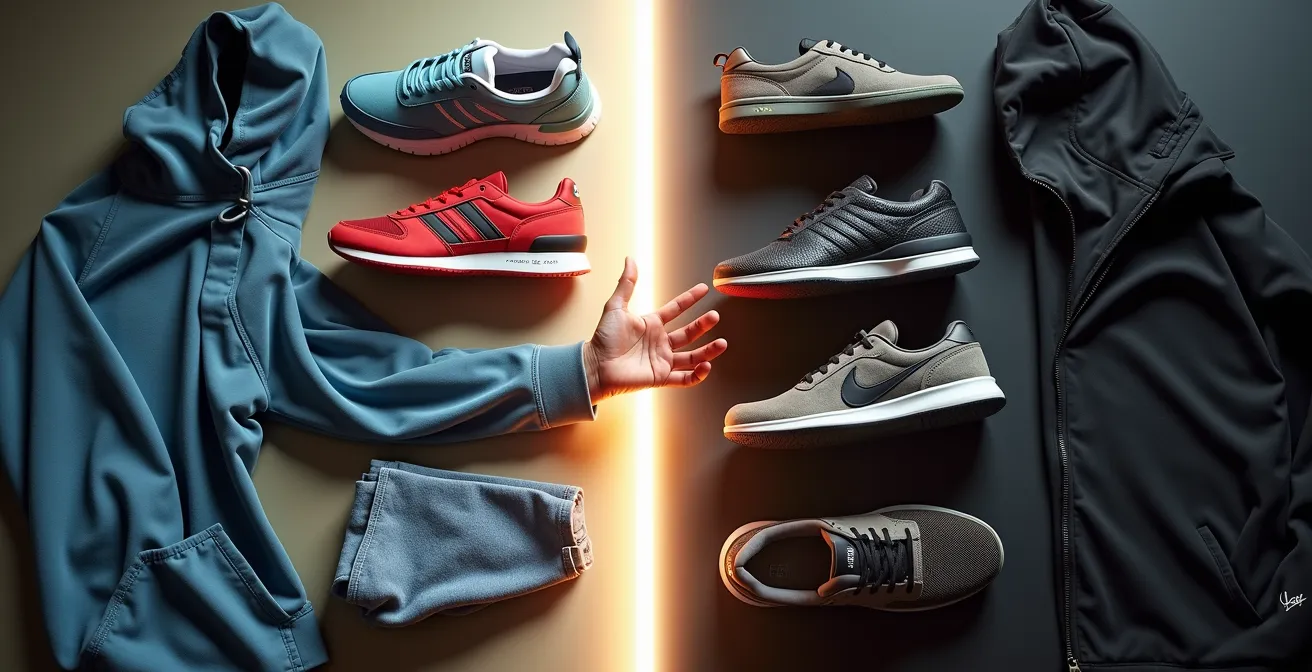 Fashion influencer reviewing exclusivity terms with highlighted contract sections