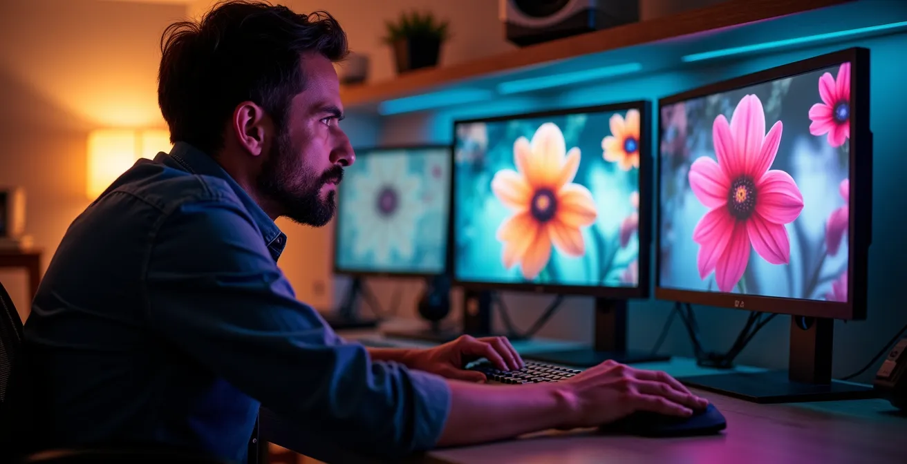 Split comparison showing unprocessed RAW versus polished final image